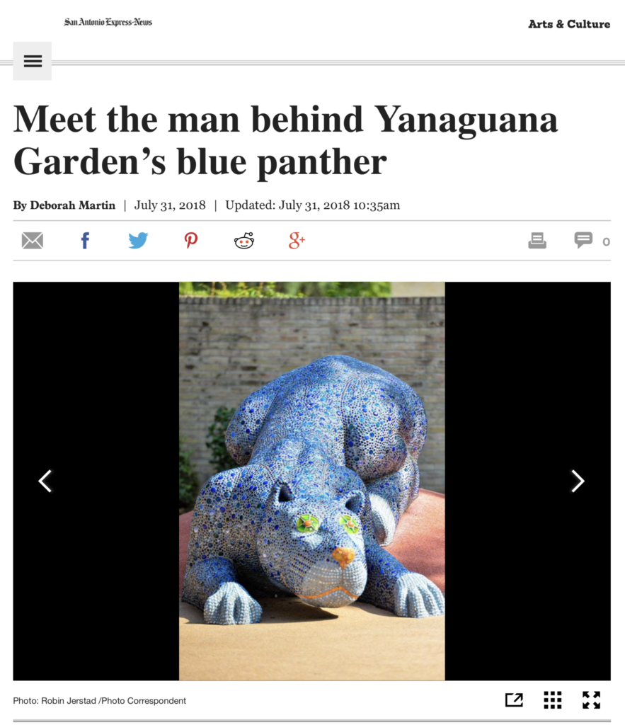 pdf file of article entitled meet the man behind yanaguana's blue panther (san antonio express news)